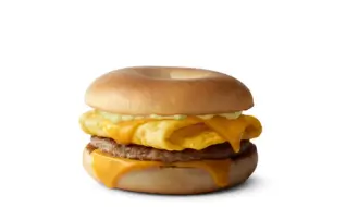 Sausage, Egg & Cheese Bagel