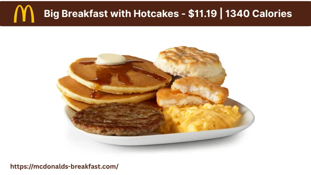 Big Breakfast with Hotcakes Price and Calories